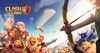 Clash of Clans characters fighting 